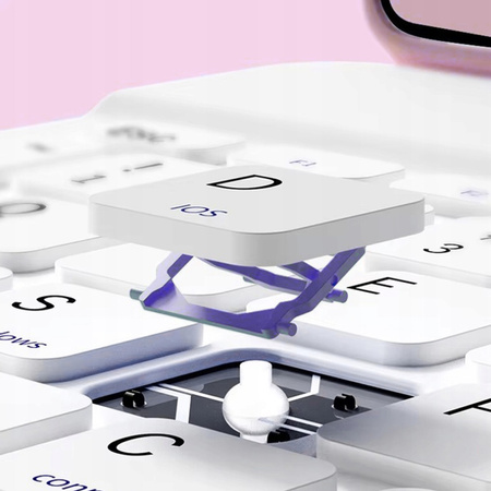 Etui i KLAWIATURA touchpad do Xiaomi Pad 7 / Pad 7 PRO 11.2 uchwyt na rysik, różowe