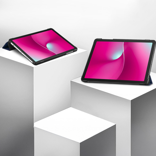 Etui Smart do T-Mobile T Tablet 2 10.1 5G 2025 z klapką, granatowe - ochronne z podstawką