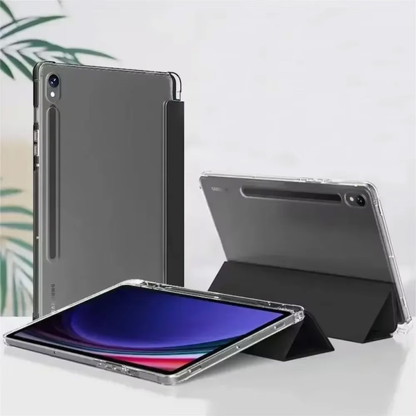 Etui Clear Pencil do Galaxy Tab S9 FE 10.9 SM / Galaxy Tab S9 FE 10.9 SM S10 / Samsung Galaxy Tab S9, czarne - ochronne