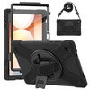 Etui do Samsung Galaxy Tab A11 Plus 10.9 2025 - Pancerne z szybką, uchwytem i paskiem