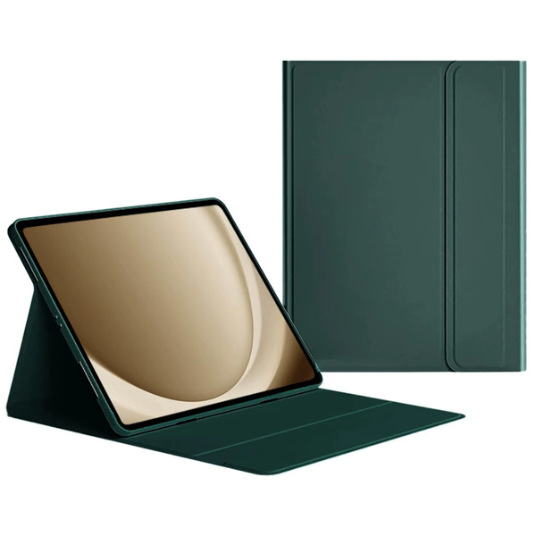 Etui z klawiaturą touch do Lenovo Tab 10.1 2025, zielone - ochronne z podstawką