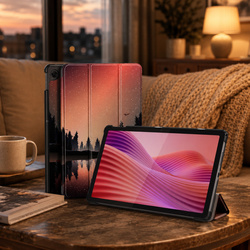 Etui Graficzne do Lenovo Tab 10.1 2025 z klapką - ochronne z podstawką