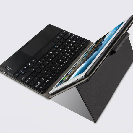 Etui podstawka klawiatura Bluetooth do Lenovo M10 Gen.2 TB-X306F/L TB-X306X, czarne