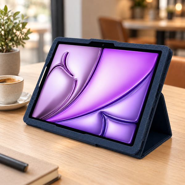 Etui do Apple iPad Air 11 M4 M3 M2 2026/ 25/ 24 gen. 8/7 z klapką - granatowe