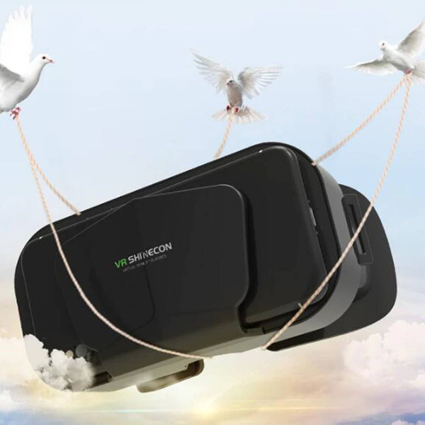 Okulary gogle 3D VR Shinecon G10 do smartfona lekkie wygodne regulowane 120