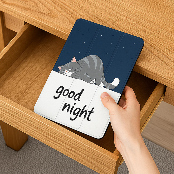 Etui Graficzne do Lenovo Tab 10.1 2025 z klapką - ochronne z podstawką