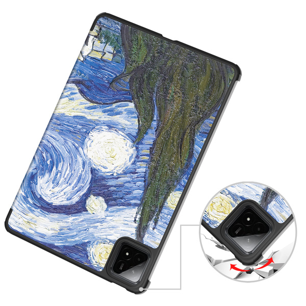 Etui Graficzne do Xiaomi Pad 7 / Pad 7 Pro 11.2 z klapką / Xiaomi Pad 7 Pro - ochronne z podstawką