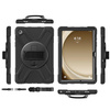 Etui Shockproof do Samsung Galaxy Tab A9 Plus 11 2023 X210 X215 X216, czarne - ochronne z podstawką