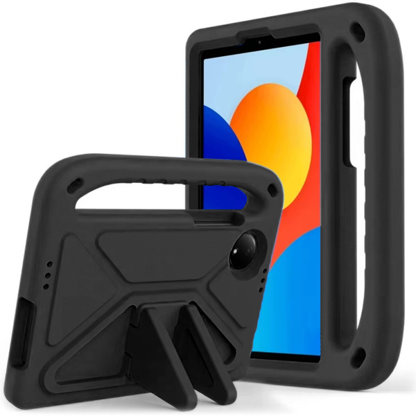 Etui pancerne FunColor do Xiaomi Redmi Pad SE 8.7 2024, czarne - ochronne z podstawką