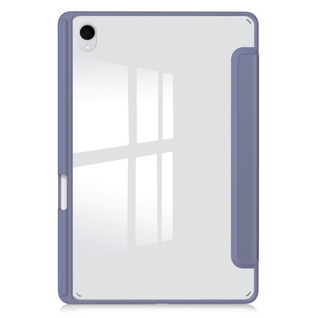 Etui Clear Pencil do Samsung Galaxy Tab S11 11 SM SMX736 z klapką, przezroczyste - ochronne