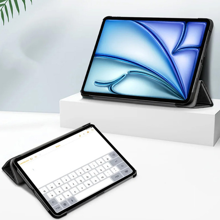 Etui Smart Case obudowa do iPad Air 13 Gen 6 2024 A2903 A2904 / Gen. 6 A2898, czarne - ochronne