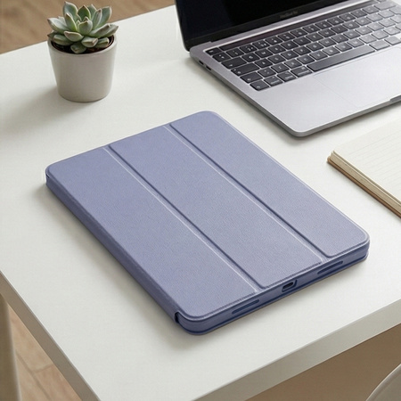Etui Smart do iPad 10.9 2022 Gen. 10 / iPad 11 2025 A16 Gen. 11 z klapką, fioletowe - ochronne z podstawką