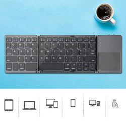 Bezprzewodowa Klawiatura Bluetooth Touchpad Uniwersalna Składana 50H