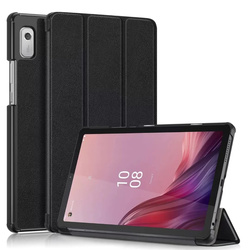 Etui z klapką stojak do Lenovo Tab M9 TB-310XU TB-310FU / Tab M9 2023 TB310, czarne - ochronne z podstawką