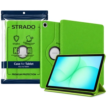 Etui obrotowe do Galaxy Tab A11+ 2025 X236/X235/X230 A9+ SM-X216/X215/X210 - zielone