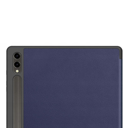 Etui Smart do Galaxy Tab S9 Ultra / S10 Ultra 14.6 X910 X916 X926, granatowe - ochronne z podstawką