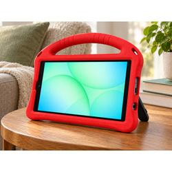 Etui pancerne Funcolor do Galaxy Tab A11 X135/ X133 A9 SM-X115/ SM-X110 - czerwone