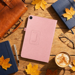 Etui do Lenovo Tab 10.1 2025 TB311FU TB311XU ZAEH0040PL z klapką - różowe