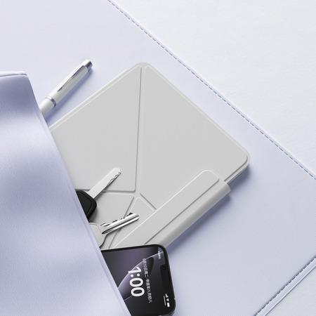 Etui ORIGAMI do Apple iPad Air 11 M3 2025/ Air 11 M2 2024 GEN 7 6 podstawka, białe