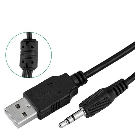 Kamera internetowa mikrofon do lekcji pracy video PC laptop 8812 z uchwytem, czarna