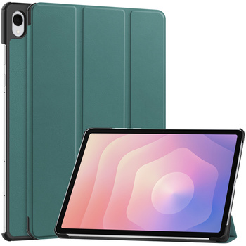 Etui Smart do Samsung Galaxy Tab S11 11 SM SMX736 z klapką, zielone - ochronne z podstawką