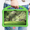 Etui FunColor do Lenovo Idea Tab 11, zielone - ochronne z podstawką