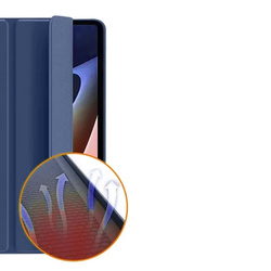 Etui Smart do Lenovo Idea Tab Pro / Pro MT 2025, granatowe - ochronne z podstawką, dostęp do portów i przycisków