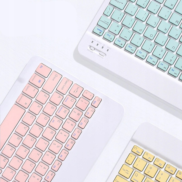 Etui z klawiaturą Bluetooth do Redmi Pad 2 Pro 2025, różowe - ochronne z podstawką, dostęp do portów i przycisków
