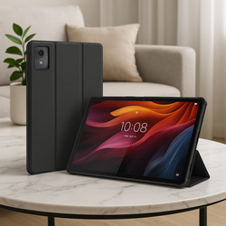 Etui Smart z klapką do Lenovo Tab K11 Plus 11.45 / Lenovo K11 Plus, czarne - ochronne z podstawką
