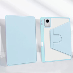 Etui Obrotowe Clear do Lenovo Idea Tab 11 2025, niebieskie - ochronne z podstawką