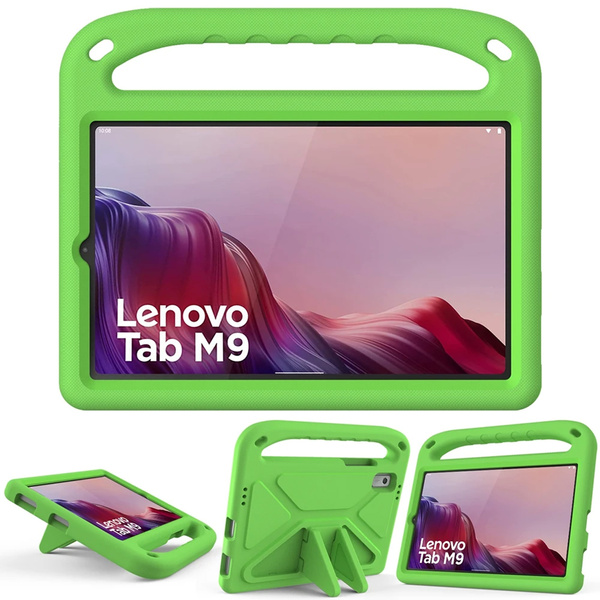 Etui z uchwytem FunColor do Lenovo Tab M9 9 2023 TB310, czarne - ochronne z podstawką