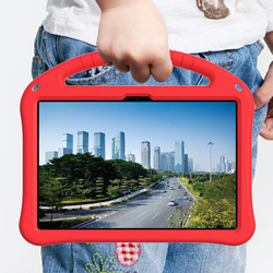 Etui FunColor do Lenovo Idea Tab 11, czerwone - ochronne z podstawką