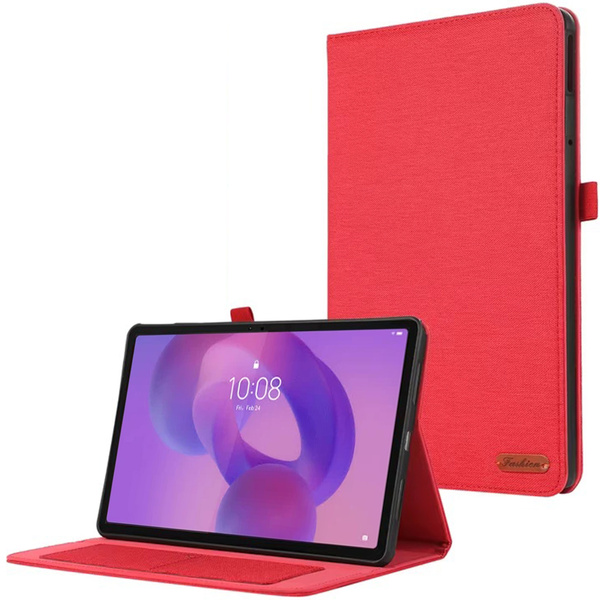 Etui Slim do Lenovo Idea Tab 11" TB336FU TB336ZU ZAFR0378PL z klapką - czerwone