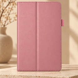 Etui Slim z klapką do Galaxy Tab A11 X135/ X133 A9 SM-X115/ X110 - różowe
