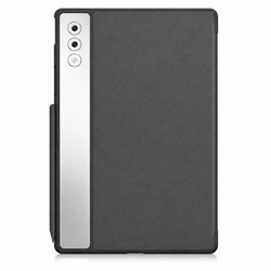 Etui Smart do Lenovo Yoga Tab Plus 12.7 2025 z klapką i podstawką - szare