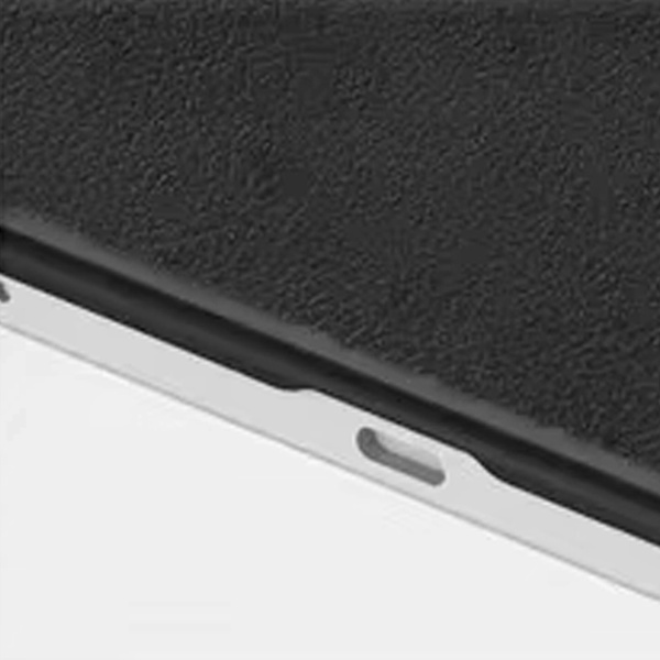 Etui Smart Case do Lenovo Tab P12 12 / Tab P12 TB370, czarne - ochronne z podstawką, dostęp do portów i przycisków