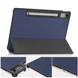 Etui Smart Case do Lenovo Tab P12 12.7 TB370 2023 / Tab P12 TB370, granatowe - ochronne z podstawką