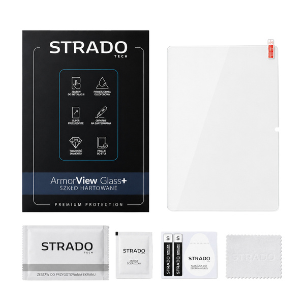 Szkło STRADO ochronne hartowane 9H 2,5D do iPad Air 5 / 4 10.9 2022 / 2020