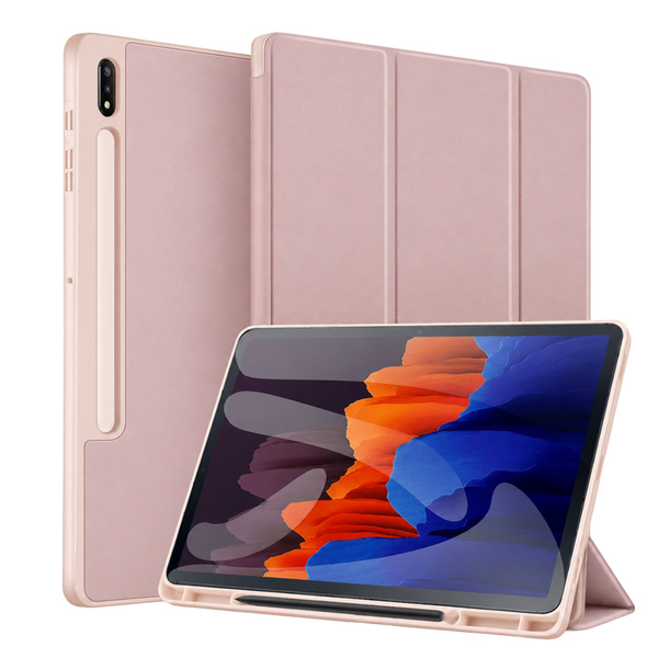 Etui Smart z uchwytem na rysik do Samsung Galaxy Tab S9 / S9 S10, różowe - ochronne z podstawką