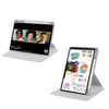 Etui Obrotowe Clear do Lenovo Idea Tab 11 2025, szare - ochronne z podstawką