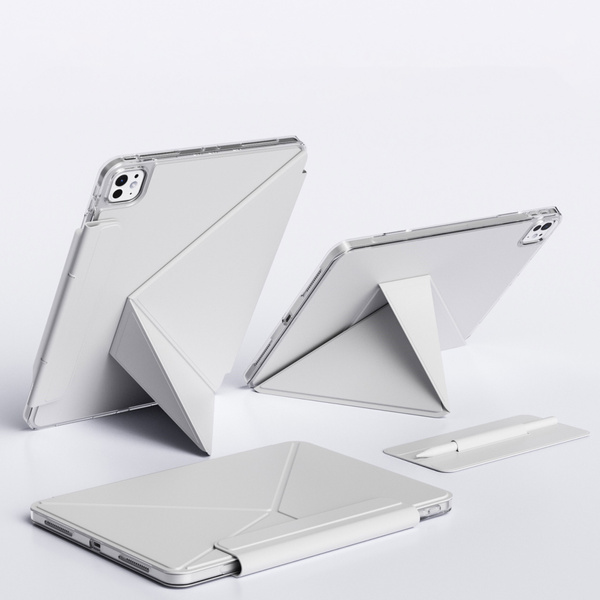 Etui Origami do Apple iPad Air 11 M3 2025 / Air 11 M2 2024 Gen 7 6 / iPad Air 11 M2 2024, białe - ochronne