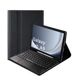 Etui z klawiaturą Bluetooth do Samsung Galaxy Tab A9 8.7 X110 / X115, czarne - ochronne