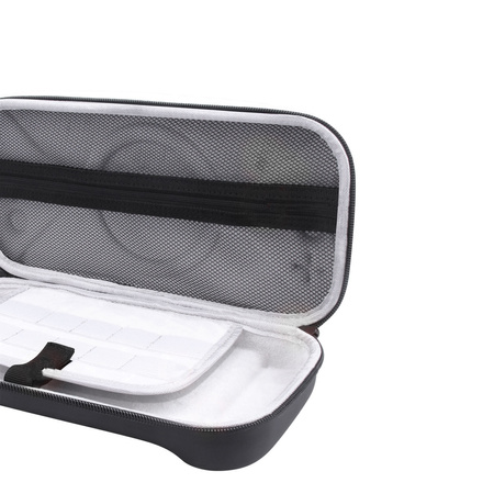 Etui Torba do Nintendo Switch 2 2025 na karty kabel wstrząsoodporna, czarne - ochronne z podstawką