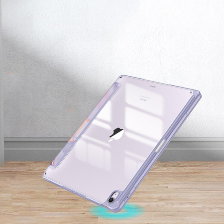 Etui GRAFICZNE do Apple iPad 10.9 2022 Gen 10 / 11 2025 A16 Gen 11 z klapką, fioletowe
