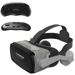 Zestaw Okulary 3D VR Shinecon G07E + Gamepad - do smartfona na filmy, gry i VR
