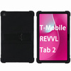 Etui Armor do T-Mobile T Tablet 2 10.1 5G 2025 pancerne, czarne - ochronne z podstawką