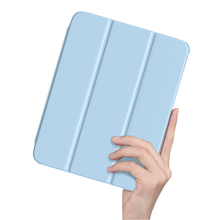 Etui Hard Crystal z uchwytem na rysik do Apple iPad 10.9 10 GEN 2022 / iPad 11 A16 11GEN 2025 - Blue