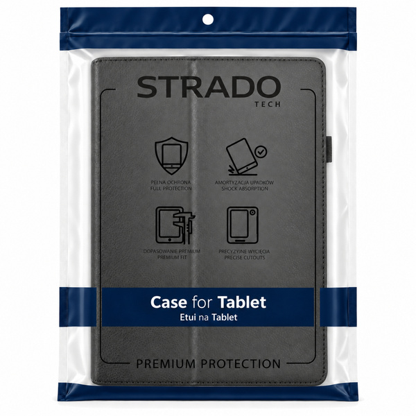 Etui do Apple iPad Air 11 M4 M3 M2 2026/ 25/ 24 gen. 8/7 z klapką - czarne