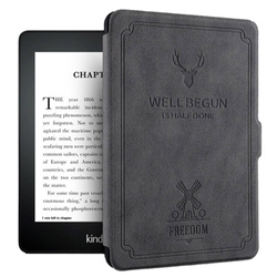 Etui do Kindle Paperwhite 1 / 2 / 3, szare - ochronne z podstawką