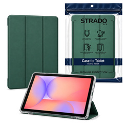 Etui Trifold do Galaxy Tab S10 Lite 10.9/ S10 FE/ S9 FE/ S9/ S8 z miejscem na rysik - zielone